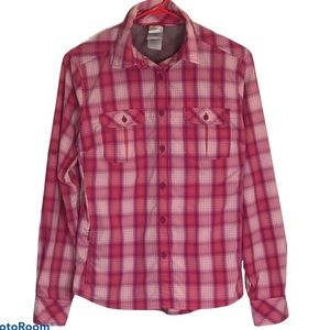 The North Face Women’s Plaid Nylon Button Down  S